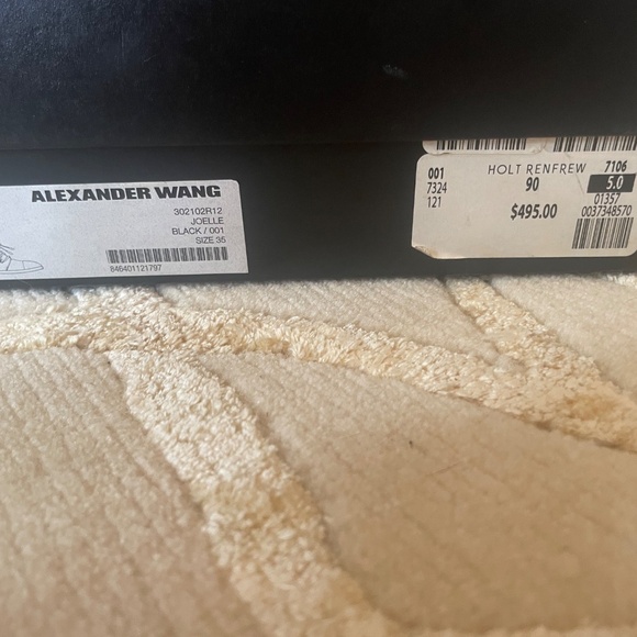 Black Alexander Wang lace up shoe with cut outs - Picture 9 of 10